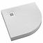 Duschwanne halbrund New Horizons White Stone 90x90x12 R55 3.3304/B/ST-M2