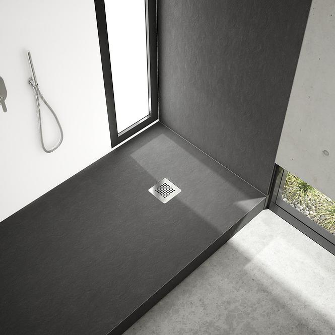 Duschwanne Kw New Horizons Black Stone 100x100x12 3.3302/C/ST-M2,4