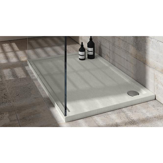 Duschwanne Kw Caspar New Cement Stone 80x120x4,5 3.2338/CT/ST,4