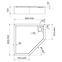 Duschwanne fünfeckig 90x90x12 Espera Plus AQM4698,2