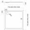 Duschwanne quadratisch Black Stone 80x80x12 Espera Plus AQM4630CST,2