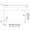 Duschwanne rechteckig Black Stone 80x100x12 Espera Plus AQM4636CST,2