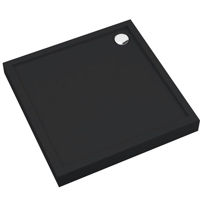 Duschwanne quadratisch Black Mat 80x80x12 Espera Plus AQM4630CMG
