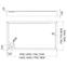 Duschwanne rechteckig Black Mat 90x100x12 Espera Plus AQM4645CMG,2