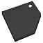 Duschwanne fünfeckig Black Mat 80x80x12 Espera Plus AQM4697CMG
