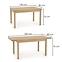 Tisch Tiago 2 140/220 Platte/Abs/Mdf – Dub Riviera,3