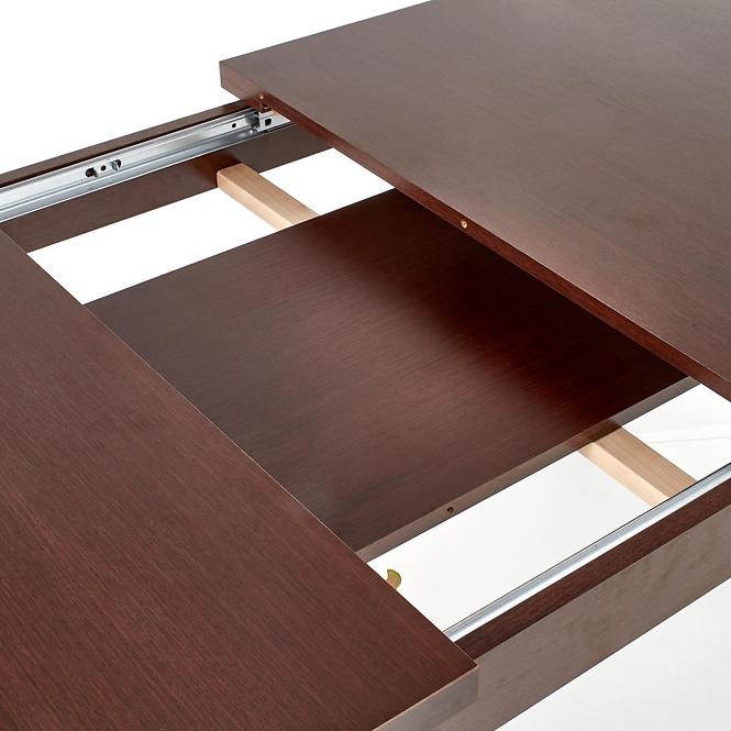 36HF+STŮL MAURYCY 118/158 DESKA/ABS/MDF – TMAVĚ OŘECH