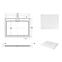Duschwanne Ultraslim Axim rechteckig 90x100x4,5 + siphon,6