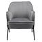 Sessel Bob Dark Grey Velvet 13,2