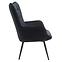 Sessel Jet Black Velvet 19,3