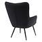Sessel Jet Black Velvet 19,4