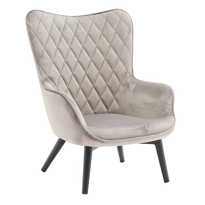Sessel Mini Light Grey Velvet 12