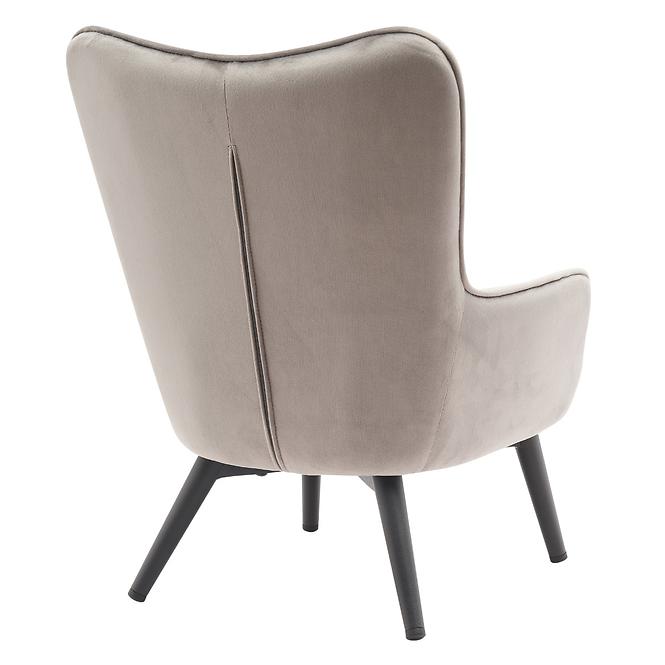 Sessel Mini Light Grey Velvet 12