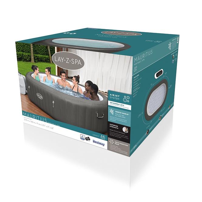 LAY-Z-SPA® Whirlpool Mauritius AirJet™ für bis zu 7 Personen 2.7X1.8X0.71 M 60067