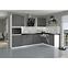 Küchenzeile Stilo dustgrey/weiß 260 ohne Arbeitsplatte,8