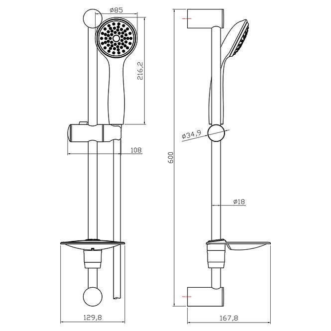 Duschset GET  1-F