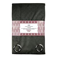 Vorhäng Chic mit Ösen 135x250 dunkel grau