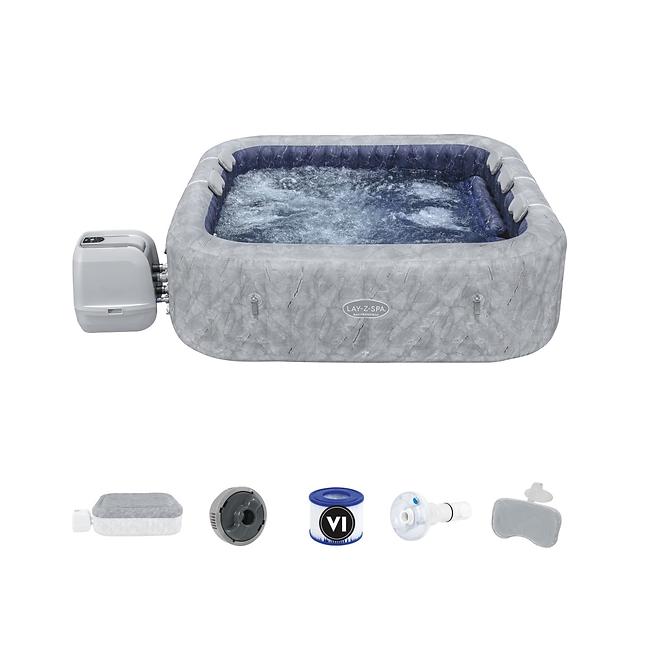 LAY-Z-SPA® WLAN-Whirlpool San Francisco HydroJet Pro™ für bis zu 7 Personen 2.3X2.3X0.71M 60161