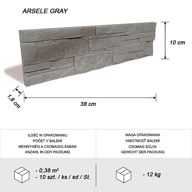 Betonstein Arsele Gray pkg=0,38 m2