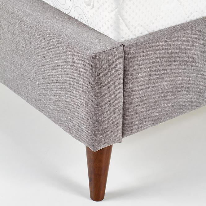 Bett Santino 160 Aschgrau/Nuss