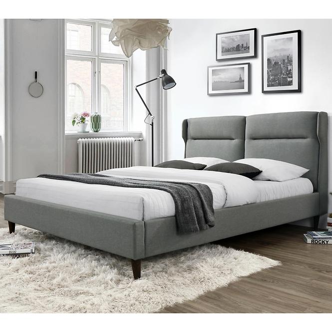 Bett Santino 160 Aschgrau/Nuss