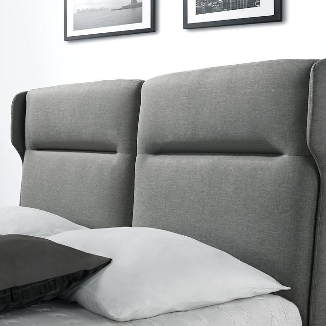 Bett Santino 160 Aschgrau/Nuss