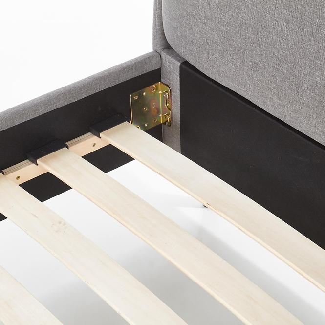 Bett Santino 160 Aschgrau/Nuss