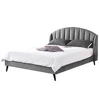 Bett Yovella 160 Aschgrau/schwarz