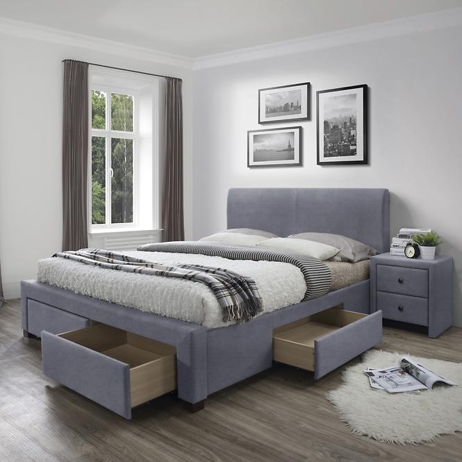 Bett Modena 3 160 Aschgrau