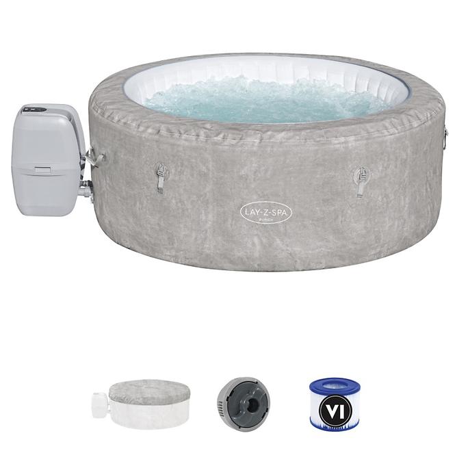 LAY-Z-SPA® ECO-Whirlpool Zurich AirJet™ für bis zu 4 Personen, 1.8X0.66M, 60065