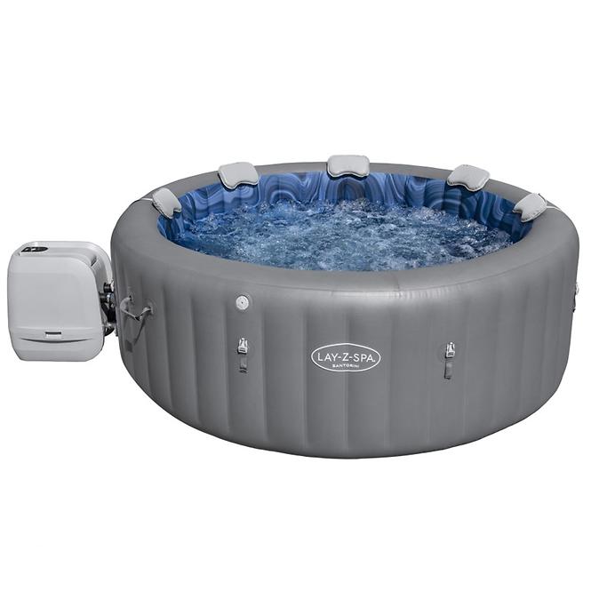 Lay-Z-Spa® WLAN-Whirlpool Santorini HydroJet™ Pro™ für 7 Personen, 2.16X0.8M 60075