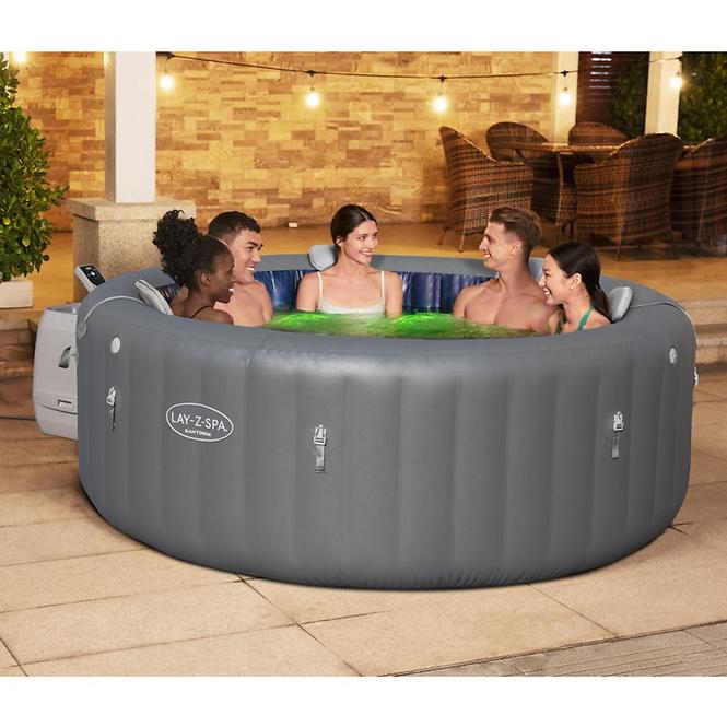 Lay-Z-Spa® WLAN-Whirlpool Santorini HydroJet™ Pro™ für 7 Personen, 2.16X0.8M 60075