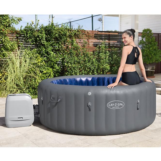 Lay-Z-Spa® WLAN-Whirlpool Santorini HydroJet™ Pro™ für 7 Personen, 2.16X0.8M 60075