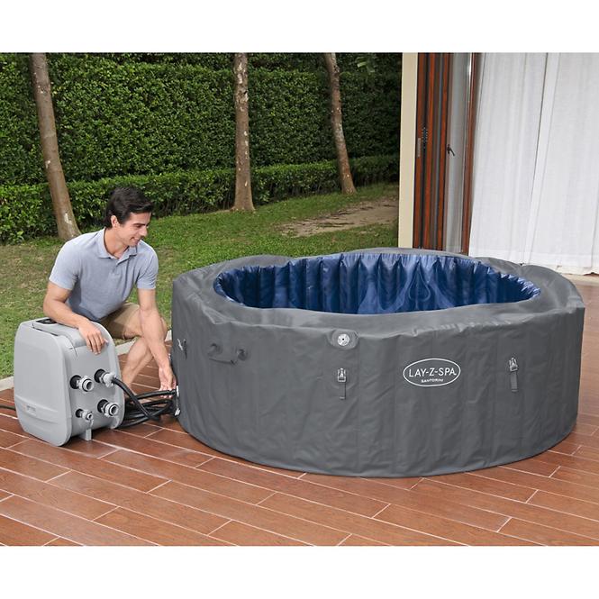 Lay-Z-Spa® WLAN-Whirlpool Santorini HydroJet™ Pro™ für 7 Personen, 2.16X0.8M 60075