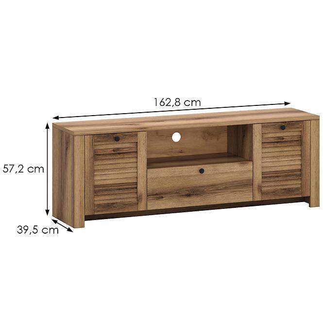 TV Tisch Sevilla B 2d1s Eiche Delano Dunkel,2