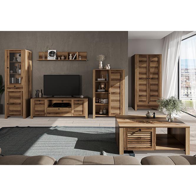 Schrank Sevilla F 2d 1s eiche delano dunkle