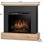 Elektrischer Kamin Jukon 23 schwarz/helle Eiche,3