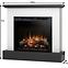 Elektrischer Kamin Jukon 28 weiß matt/schwarz,3
