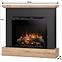 Elektrischer Kamin Jukon 28 schwarz/helle Eiche,3