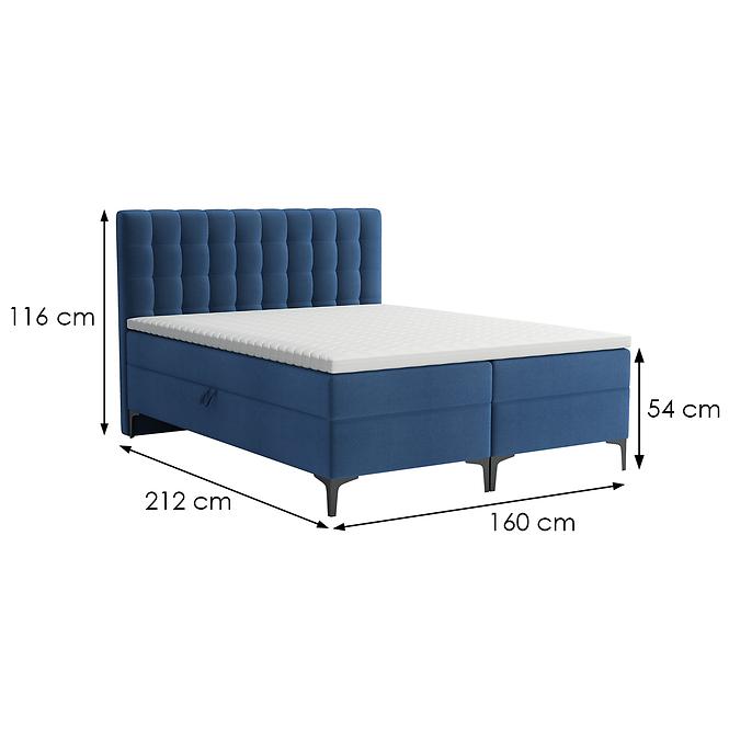 Bett Arles Box Spring 160x200 Manila 26