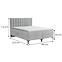 Bett Arles Box Spring 180x200 Monolith 84,4