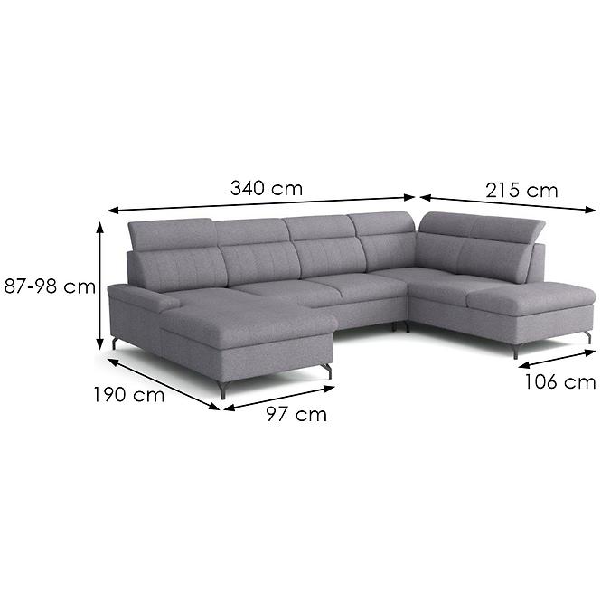 Ecksofas Bogota C Grande 90 P