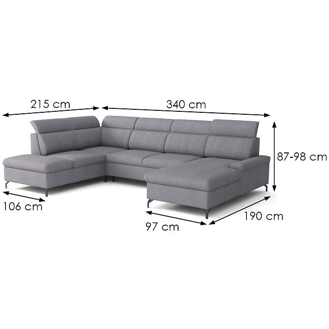 Ecksofas Bogota C Grande 90 L