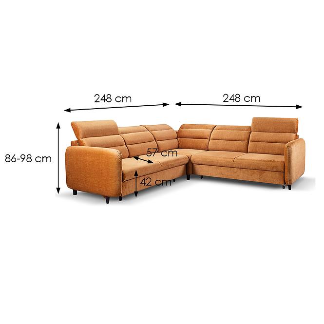 Ecksofa Samos I L Vogue 09