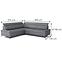 Ecksofas Bogota B Avra 16 L,5