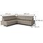 Ecksofas Bogota B Solar 16 L,6