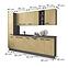 36SE+KUCHYNSKA LINKA SCANDI JEDLE/ANTRACIT 260 BEZ PRAC.DESK,2