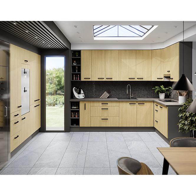36SE+KUCHYNSKA LINKA SCANDI JEDLE/ANTRACIT 260 BEZ PRAC.DESK,6