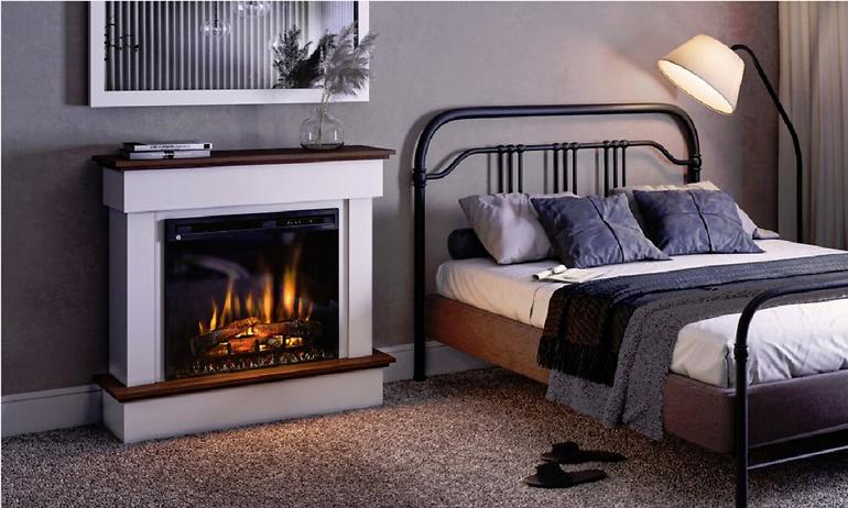 Elektrokamin Tormes 23 Weiß Matt