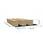 Akustikpaneel 3D MDF/HDF Eiche Natural 41x190x2750,2